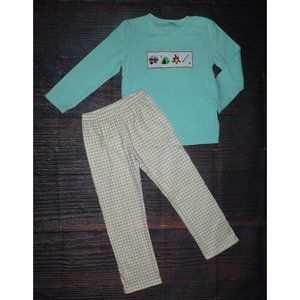 Boutique Boys Camping Long Sleeve Outfit Set